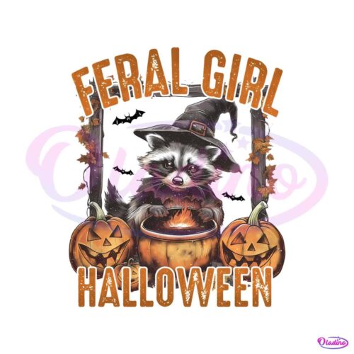 retro-feral-girl-halloween-raccoon-witch-vibes-png