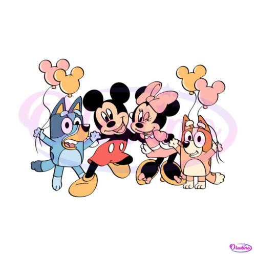 bluey-and-mickey-friends-disney-svg