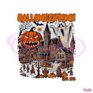 scary-halloweentown-est-1998-pumpkin-ghost-png