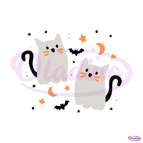 retro-halloween-cat-ghost-cute-boo-svg