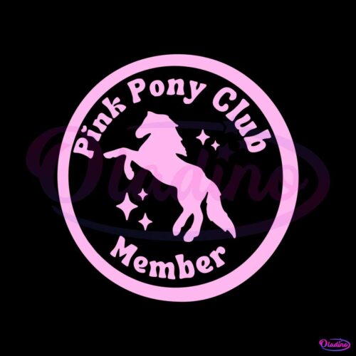 funny-pink-pony-club-member-logo-svg