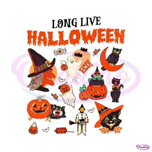 long-live-halloween-spooky-season-doodles-png