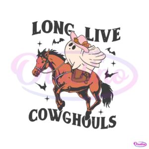 retro-long-live-cowghouls-ghost-svg