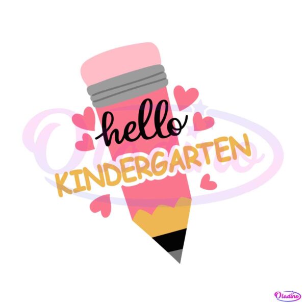 hello-kindergarten-pencil-grade-level-svg