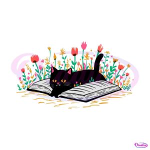 floral-cat-bookish-international-cat-day-svg