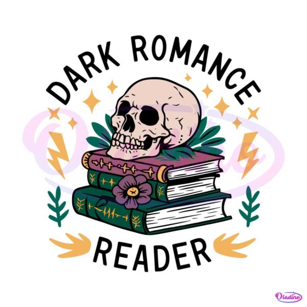 book-club-dark-romance-reader-skull-svg
