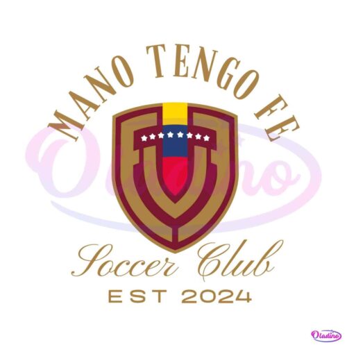 mano-tengo-fe-soccer-club-est-2024-svg