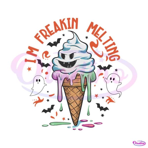 horror-im-freakin-melting-summer-halloween-png