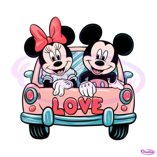 mickey-minnie-disney-mouse-love-car-svg