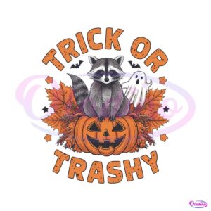 vintage-trick-or-trashy-raccoon-ghost-png