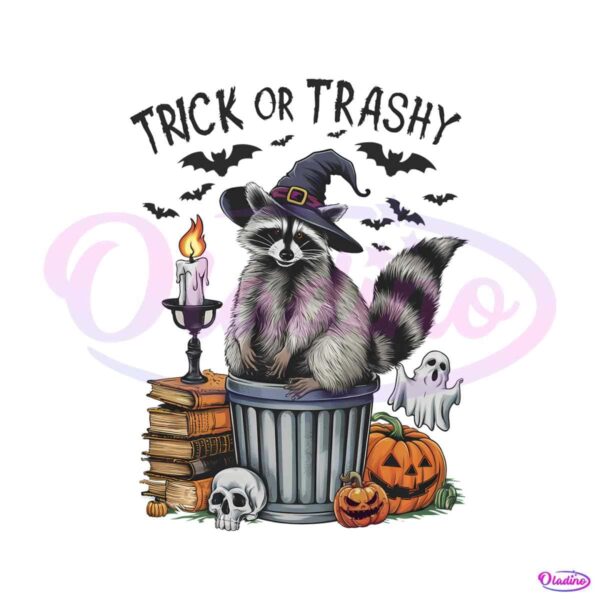 retro-trick-or-trashy-raccoon-witch-vibe-png