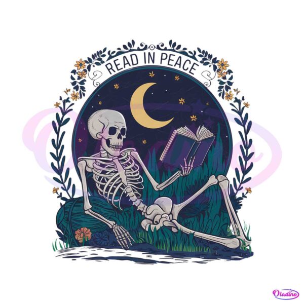 skeleton-book-lover-read-in-peace-in-night-png