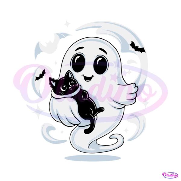 cute-ghost-holding-black-cat-halloween-holiday-svg