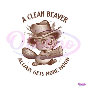 funny-animal-a-clean-beaver-always-gets-more-wood-png