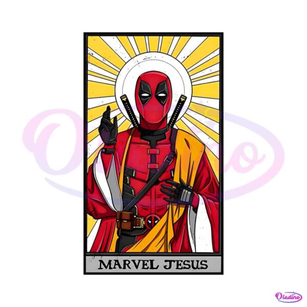 funny-deadpool-jesus-tarot-card-deadpool-wolverine-png