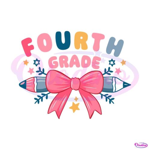 fourth-grade-coquette-pencil-bow-svg