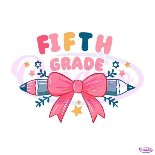 fifth-grade-coquette-pencil-bow-svg