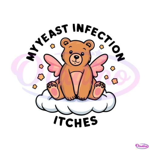 my-yeast-infection-itches-funny-bear-svg