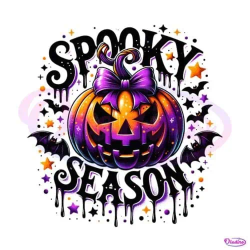 spooky-season-pumpkin-witchy-bats-png