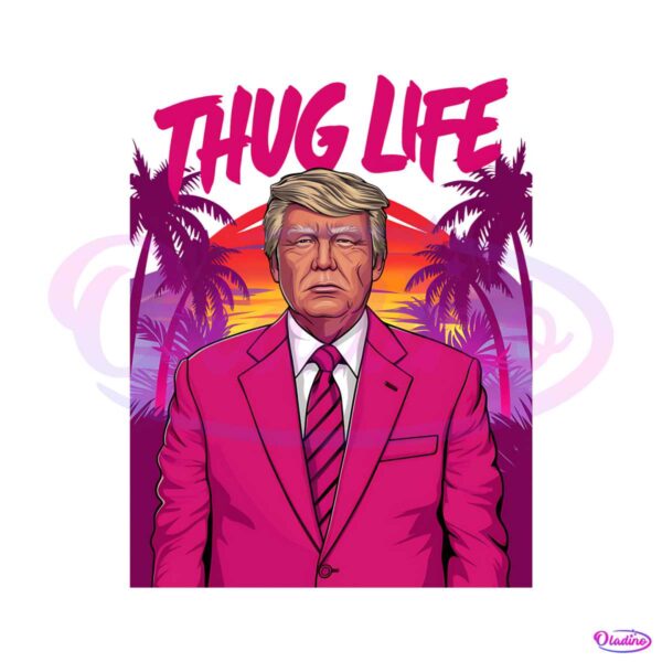 thug-life-donald-trump-funny-meme-png
