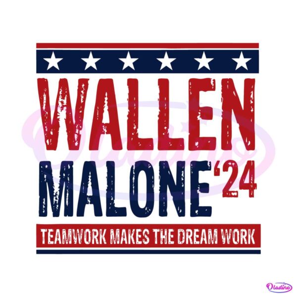 music-wallen-malone-teamwork-makes-the-dream-work-svg