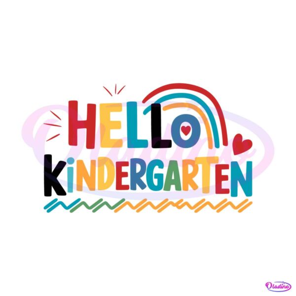 hello-kindergarten-rainbow-first-day-of-school-svg