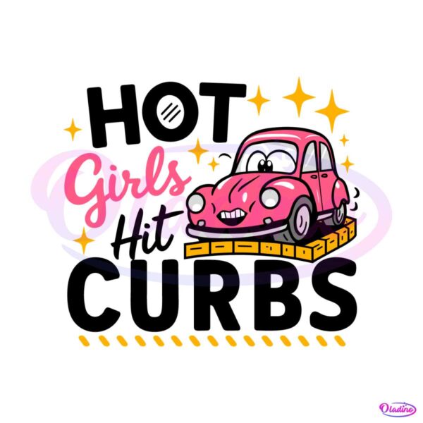 cute-car-hot-girls-hit-curbs-svg