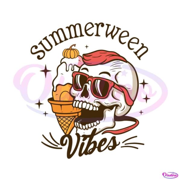 summerween-vibes-skull-ice-cream-cone-svg