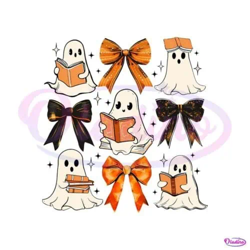 teacher-halloween-bow-ghost-reading-png