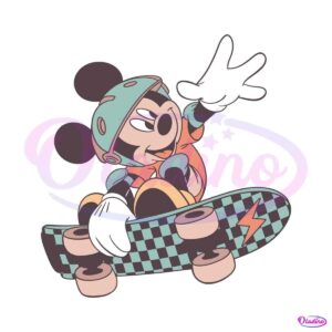 mickey-skateboarding-disney-character-svg