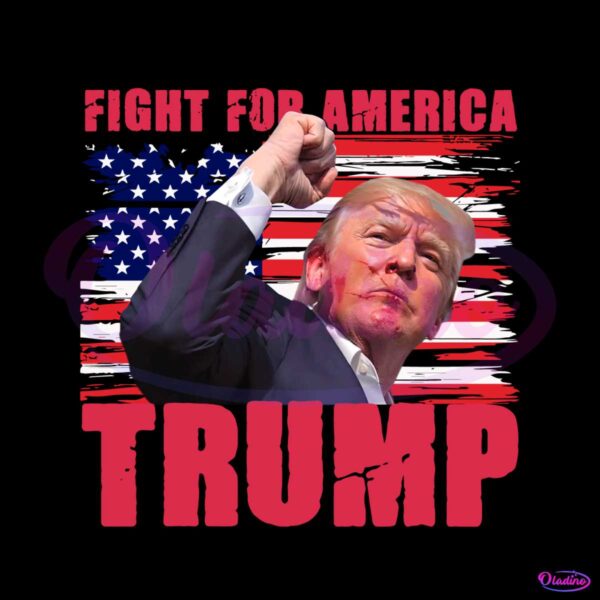 trump-fight-for-america-us-flag-png