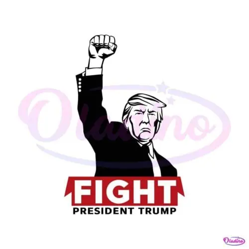 fight-president-trump-2024-supporter-republican-svg