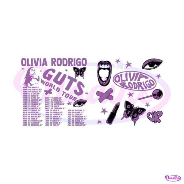 olivia-rodrigo-guts-world-tour-2024-timeline-svg