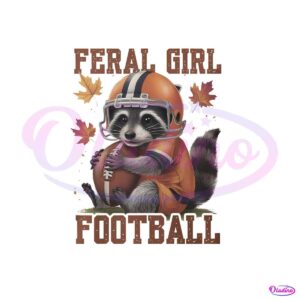 raccoon-feral-girl-football-fall-game-day-png