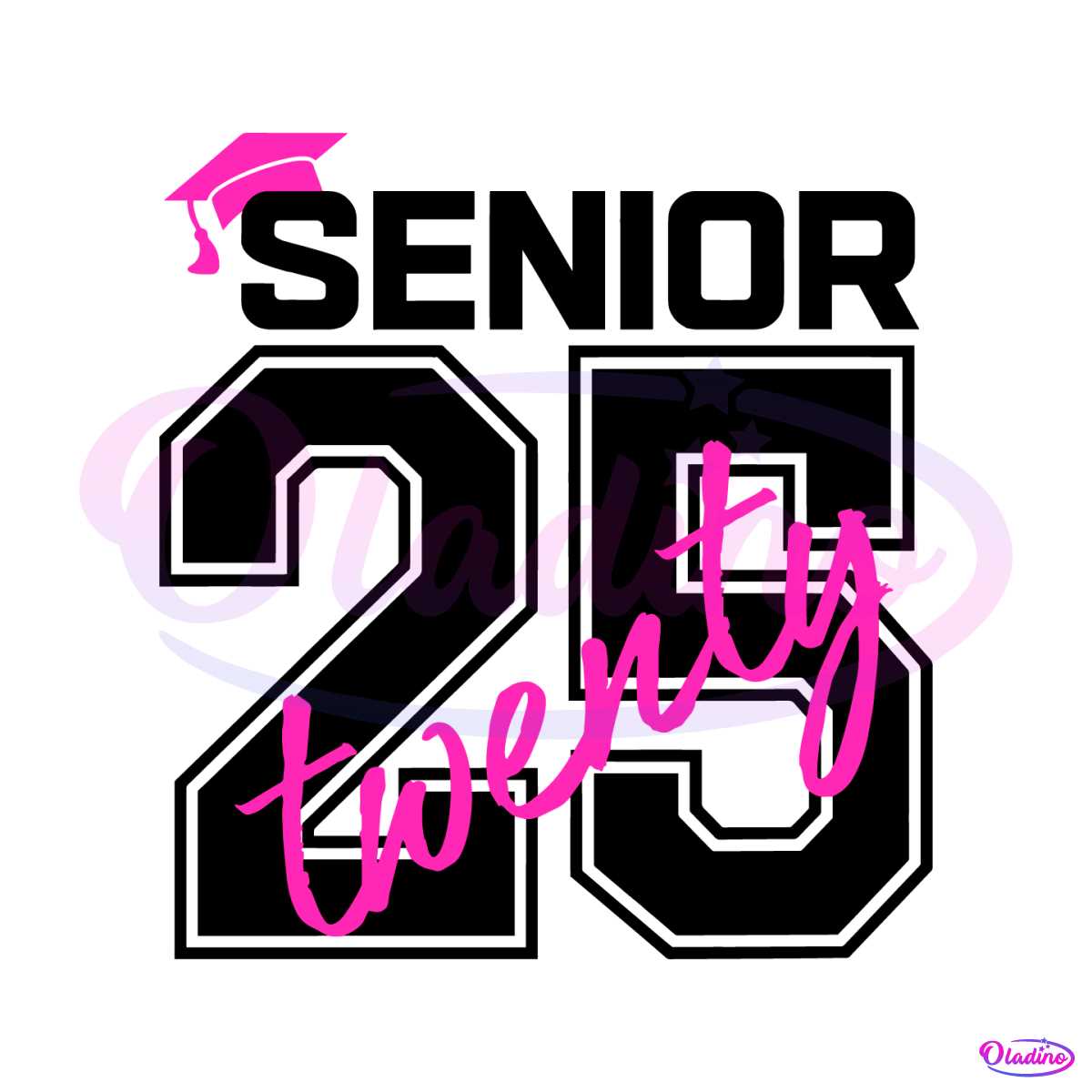 Senior 2025 High School College SVG