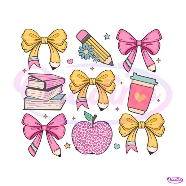 coquette-teacher-cute-pencil-bow-png