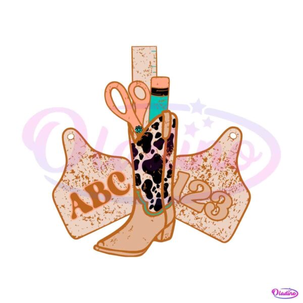 western-teacher-abc-123-cowgirl-boots-svg