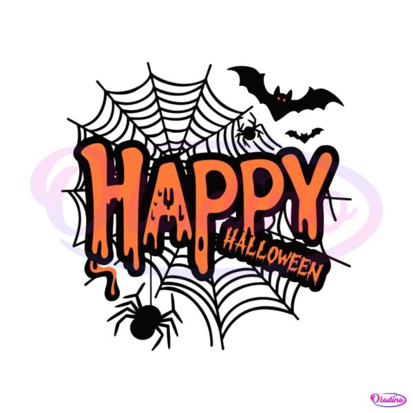 retro-happy-halloween-spiderweb-svg