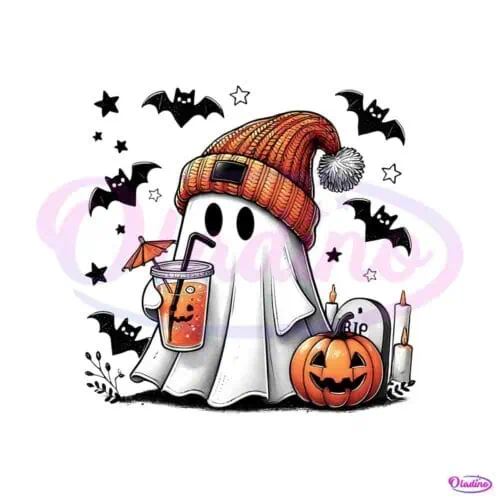 halloween-ghost-pumpkin-spice-latte-png