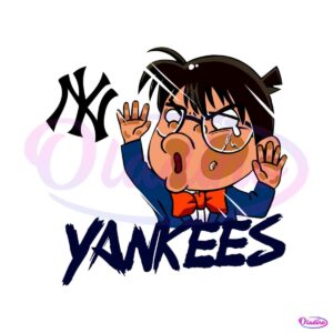 mlb-new-york-yankees-edogawa-conan-chibi-svg