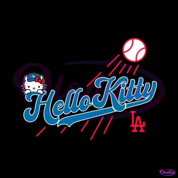 retro-hello-kitty-dodgers-baseball-svg
