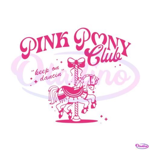 chappell-roan-pink-pony-club-keep-on-dancin-svg