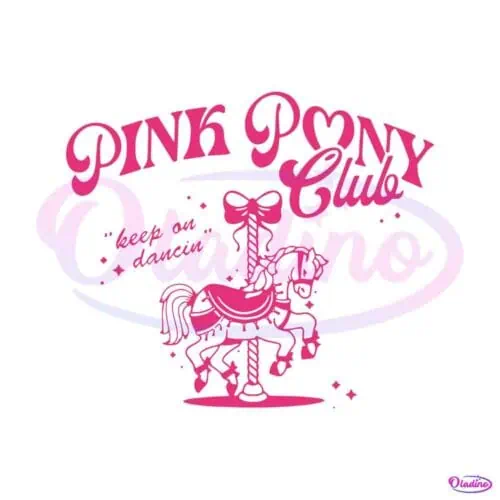 chappell-roan-pink-pony-club-keep-on-dancin-svg