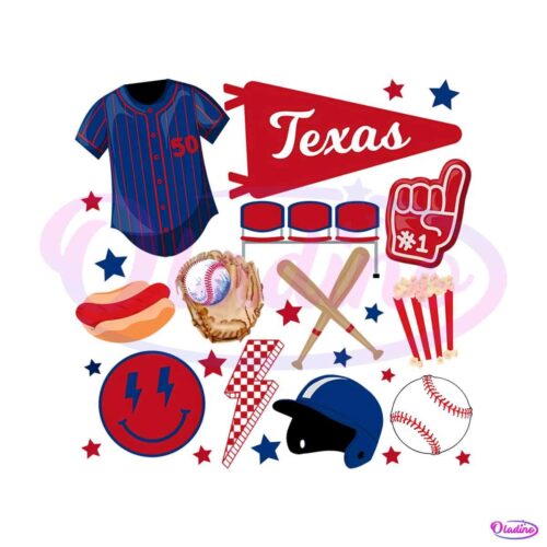 texas-rangers-baseball-competition-equipment-png