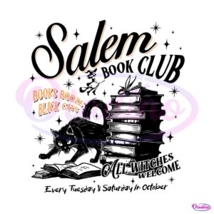 black-cat-salem-book-club-all-witches-welcome-svg