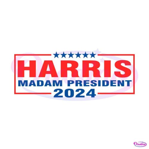 harris-madam-president-2024-supporter-svg