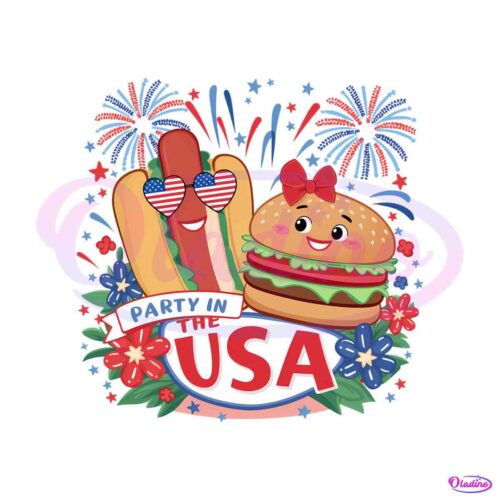 party-in-the-usa-hotdog-and-hamburger-png