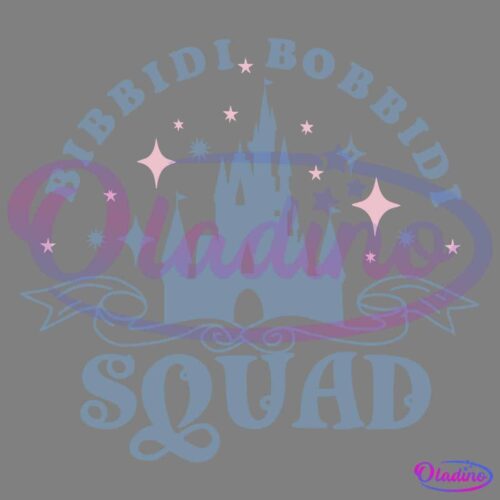 Disney Castle Bibbidi Bobbidi Squad SVG