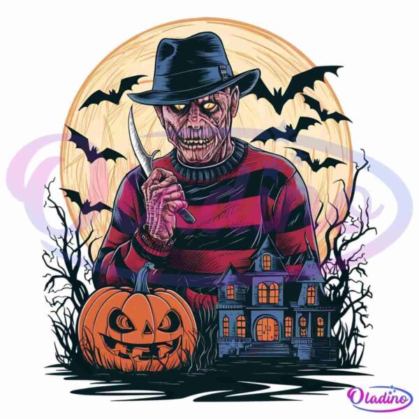 Freddy Krueger Horror Halloween Character PNG