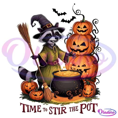 Funny Time To Stir The Pot Halloween PNG